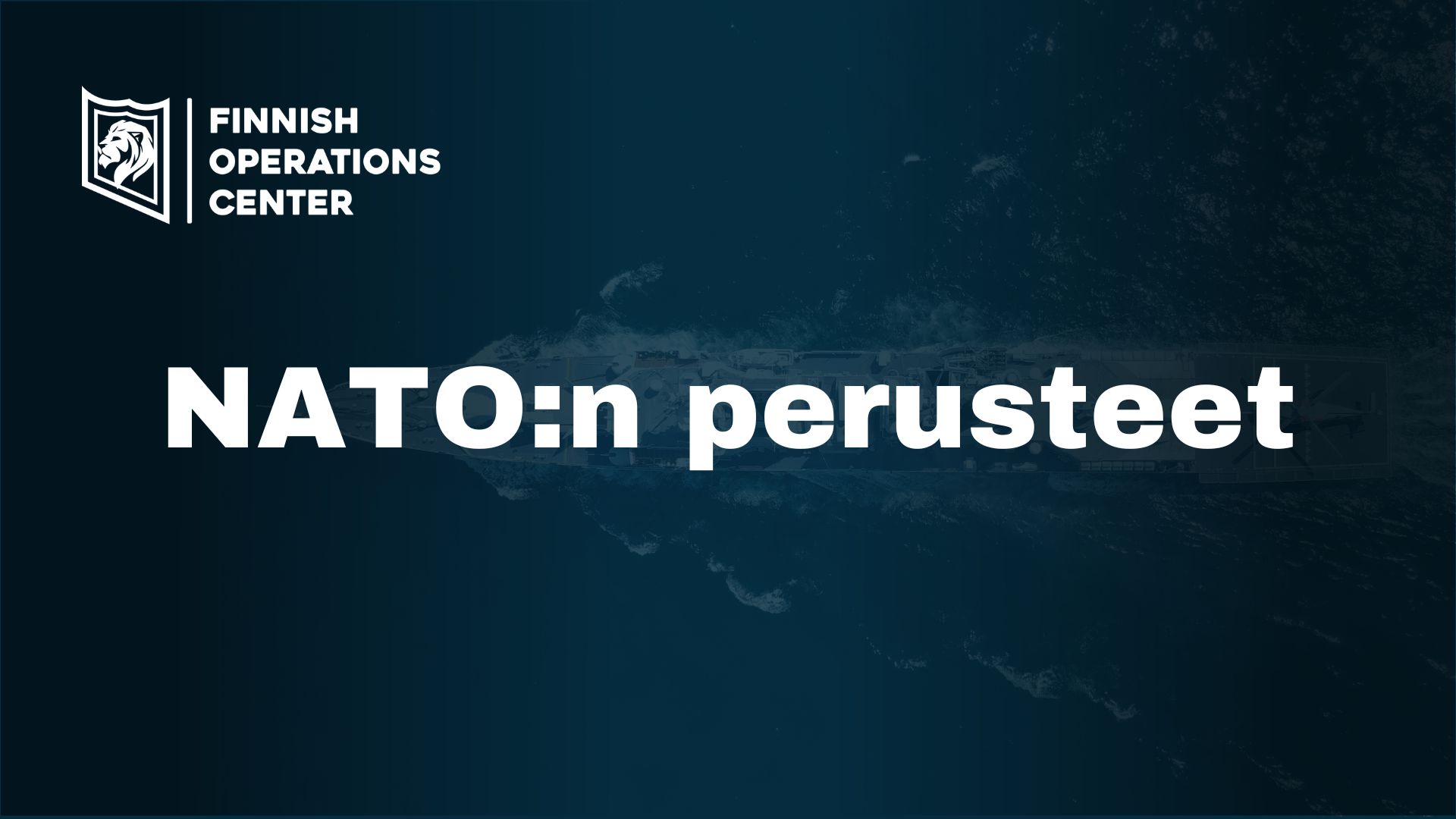 1. NATO:n perusteet